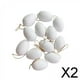 thumbnail image 1 of 2x 12 Unids Simulación Colgante Huevos de Pascua DIY Pintura Artesanía con Cuerda Artificial para Fiesta Temática de Pascua Favor Vacaciones Hogar Jar 2 piezas, 1 of 8