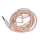 thumbnail image 4 of Cable de actualización de auriculares, cable de auriculares Cable de repuesto de auriculares chapado en plata Cable de auriculares Rendimiento sólido, 4 of 9