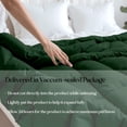 thumbnail image 6 of ROYALE LINENS Comforter - Queen Size Duvet Insert - All Season Soft Quilted Comforters with 8 Corner Tabs - Down Alternative Bedding Comforter - Box Stitched Duvet Insert (Green, Queen 88"x88"), 6 of 9