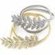 thumbnail image 5 of Silver Leaf Curtain Tiebacks, 2 Pack Adjustable Decorative Clips for Drapes, 5 of 5
