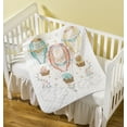 thumbnail image 3 of Bucilla Stamped Crib Cover Cross Stitch Kit 34"X43"-Up, Up & Away, 3 of 4