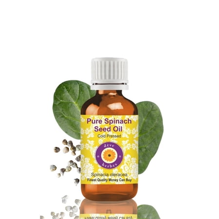 Deve Herbes Spinach Seed Oil (Spinacia oleracea) - 5ml (0.16 FL Oz ) - 100% Natural Cold Pressed Oil - for Skin Nourishment, Cosmetic Use & External Use - without Dropper