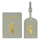thumbnail image 1 of Uxcell Funda de Pasaporte y Juego de Etiquetas de Equipaje - Funda de Pasaporte de Privacidad Segura - Etiquetas de Maleta - [Gris - Cuero PU] Accesorios de Viaje, 1 of 7