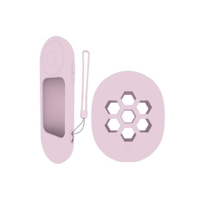 Billuyoard Estuche de silicona Exquisita Briqueta en caliente Carcasa de control remoto duradera Cubierta protectora de color sólido Set-Top Box Almacenamiento y organización del hogar Rosado Billuyoard HA076503-05