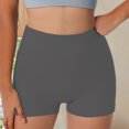 thumbnail image 2 of idosla Women Workout Booty Shorts Impact Scrunch Lifting Biker Gym Hot Shorts Spandex for Yoga Running (Grey, XL), 2 of 7