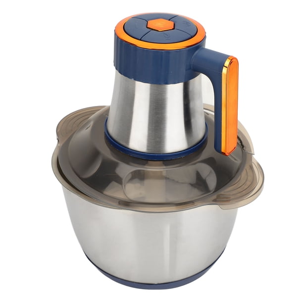 Procesador de Alimentos, Picador de Verduras de Acero inoxidable 500W Picador Eléctrico de Alimentos Desmontable Que Ahorra Mano de Obra para Carne y Verduras
