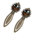 thumbnail image 2 of Marty Vintage Copper-Colored Lace Bookmarks - Set of 2 Stainless Steel Book Marks for Readers and Book Lovers, 2 of 5