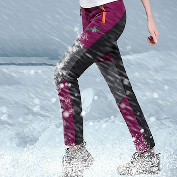 Flywake Women Mens Snow Sports Cargo Pants Winter Waterproof
