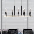 thumbnail image 6 of Livex Lighting - Beckett - 10 Light Linear Chandelier in Industrial Style - 12, 6 of 11