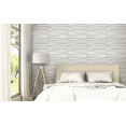 thumbnail image 3 of WallPuzzle - 3D Decorative Panels with Double-Sided Tape - Urban Brick (12pcs, 32sqft), 3 of 10