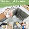 thumbnail image 2 of Damp Clean Duster Sponge 4 Pack,Magic Sponges Eraser Baseboard Cleaner Tool,Reusable Household Cleaning Sponge for Blinds, Glass, Railings, Mirrors, Floorboards, Fan Blades, Vents(Multi Color), 2 of 6