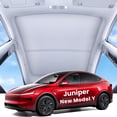 thumbnail image 1 of Parasol para coche REEVAA para Tesla Model Y Juniper, plegable, gris, 1 of 7