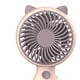 thumbnail image 4 of Mini Ventilador De Mano USB Carga USB Para Uso En La Oficina De Rosa De Bajo Ruido Rosado perfecl Collar Abanico, 4 of 8