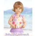 thumbnail image 2 of Traje de baño Mioglrie para bebé recién nacido de 3 a 6 meses, color morado, 2 of 5