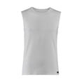 thumbnail image 1 of Bruno Banani Débardeur pour Homme - Check Line 2.0, Col Rond, Polyamide, Check, Logo, Couleur Unie Blanc P (Petit), 1 of 4
