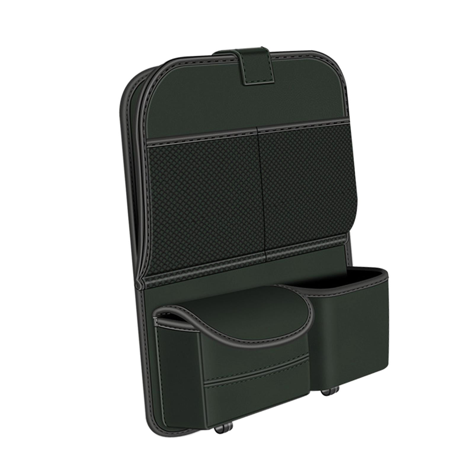 jiaping Car Backseat Organizer Automotive Accessories with Foldable Table Tray Road Trip Green