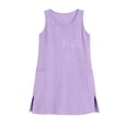 thumbnail image 4 of JIAYUE Women's Dress Above Knee Casual Bodycon Slim Fit Sleeveless Round Neck Summer Party Clubwear Elegant Stretchy Solid Color Tunic Stylish Female Dresses, 4 of 4