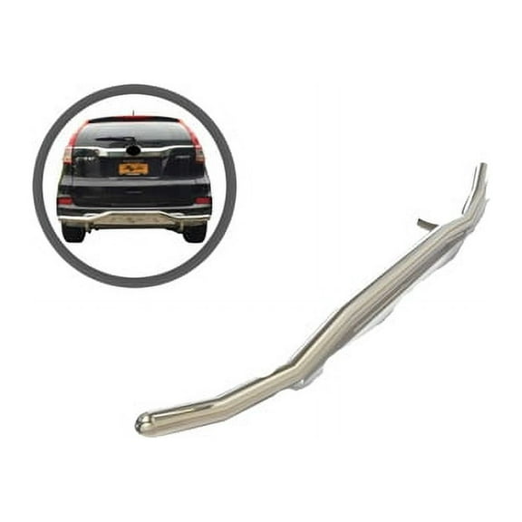 VGRBG-0713-1191SS Stainless Steel Single Tube Style Rear Bumper Guard