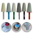 thumbnail image 5 of Grinding Head 50/100/200/400/800/1500Grit Conical Shape For Stone Carving Rotary Conical Burr Grinding Head, 5 of 6