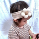thumbnail image 3 of Banda elástica para el cabello de nailon para bebés, banda para el cabello para niñas, flor de cinco pétalos, tocado para recién nacidos, accesorios para el cabello para bebés, 3 of 5