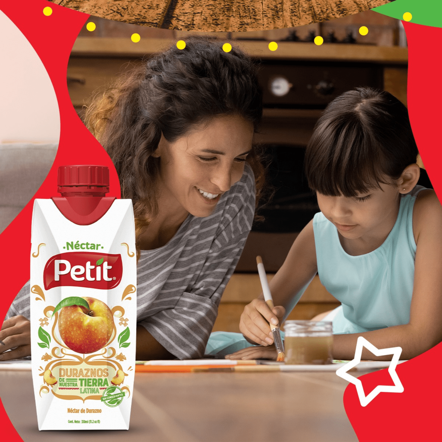 Petit Nectar, Peach Juice, 33.8 fl oz, Tetra Pack, Nectar Juice