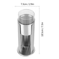 thumbnail image 1 of Stainless Steel , Cotton Pads Swabs Organizer Box Swab Makeup Storage Cosmetic Women Cases Holder, 1 of 8