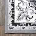 thumbnail image 5 of JONATHAN Y MODERN PERSIAN 2 x 10 Runner Rug, Acanthus French Border - Gray/Cream, MDP504D-210, 5 of 9