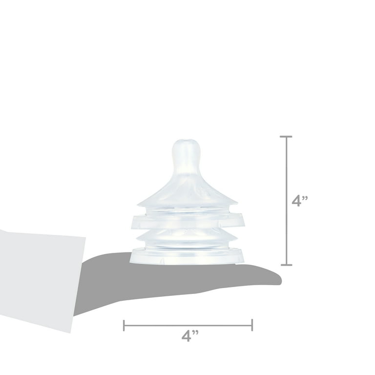 GetUSCart- Philips AVENT Natural Response Baby Bottle Nipples Flow 2, 0M+,  4pk, SCY962/04