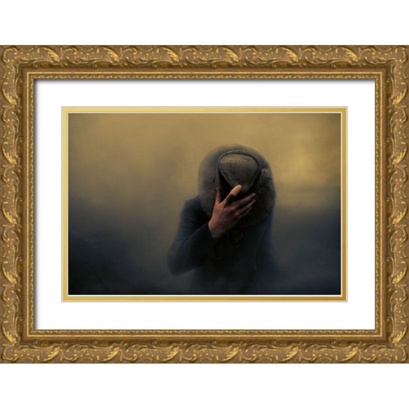 Larsen, Jorun 18x13 Gold Ornate Wood Framed with Double Matting Museum Art Print Titled - When the going gets tough