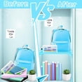 thumbnail image 2 of XILA Locker Organizer Shelf White Stackable Extra Locker Shelf Storage Cabinet Accessories for School Office Home Gym Supplies, 2 of 7