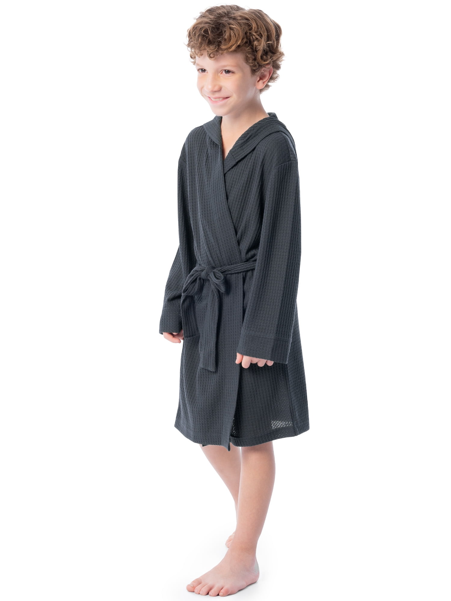 Fruit of the Loom Boy's & Girl's Waffle Pajama Sleep Robe, Sizes 4/5 -14/16