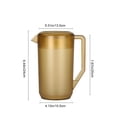 thumbnail image 3 of Large Capacity Plastic Water Cooler Jug with Measurement Markings for Tea Juices Cold Brew Suitable for Shops, 3 of 6
