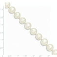 thumbnail image 3 of 14k 10-11mm White Near Round Freshwater Cultured Pearl Necklace in 14k Yellow Gold, 3 of 3