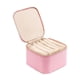 thumbnail image 2 of Joyero de viaje para mujer jinwen Rosa con almacenamiento para pendientes collares anillos, 2 of 8
