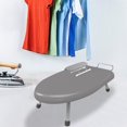 thumbnail image 3 of Ettsollp 2Pcs/Set Desktop Ironing Board with Removable Washable Cover Heat-Resistant Cotton Padded Foldable Portable Anti-slip Clothes Sleeves Mini Ironing Board, 3 of 8