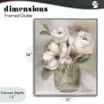 thumbnail image 4 of Stupell Industries Traditional Soft Brushstroke Roses Gray Framed Giclee Art, 11 x 14, by Nan, 4 of 8