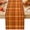 Burnt Orange, Red, variant on Orange Plaid Cotton Linen Table Runner for Dining Kitchen, Autumn Gingham Grids Modern Wedding Outdoor Party Tablerunners Decoration, Dresser Scarf Coffee Tablecloth Runners 13x48 Inches