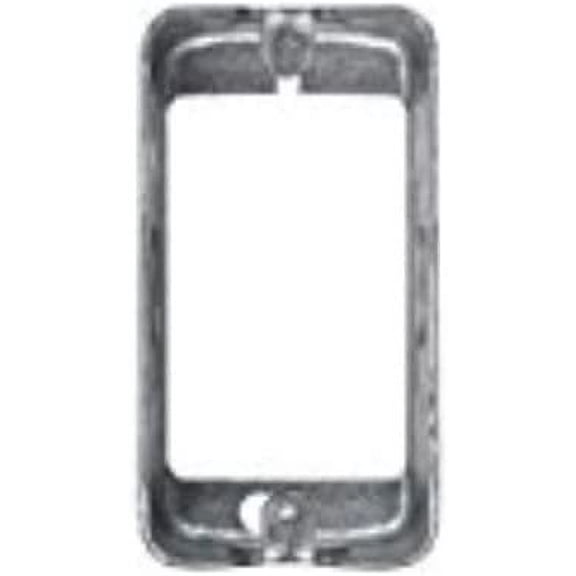 Raco 0665 4" x 2" Handy Box Extension, 1-7/8" Deep, 1/2" End Knockouts