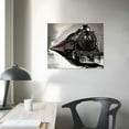 thumbnail image 3 of JEUXUS Canvas Wall Art Print Train Art Poster Steam Retro Train Tracks Poster Decorative Canvas Wall Art for Living Room, Bedroom, Office, 3 of 4