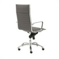 thumbnail image 3 of Eurostyle Chaise de Bureau Haute Dirk en Gris, 3 of 3