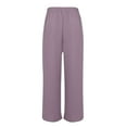 thumbnail image 5 of Outfmvch Wide Leg Pants Woman Baggy Sweatpants Lounge Pants Women Womens Cargo Pants Track Pants Women Sweatpants Women Purple L, 5 of 5