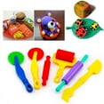 6Pcs/Set Polymer Clay Playdough Modeling Mould Play Doh Tools Toys Mold