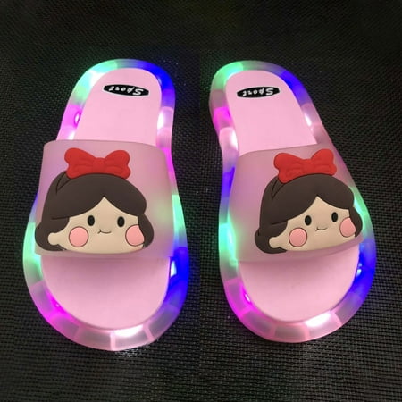 

XINKAIRUN Children S Shoes Cartoon Children s Slippers Home Slippers Non-slip Slippers Khaki