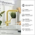 thumbnail image 6 of Lulani Nassau Stainless Steel 1-Handle Pull-Out Kitchen Faucet (No Spray Feature) - Champagne Gold…, 6 of 7