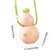 thumbnail image 3 of Botella de agua de 880 ml con forma de calabaza, correa ajustable, a prueba de fugas, plástico de grado alimenticio, gran capacidad para deportes al aire libre, senderismo, gimnasio, ciclismo, 3 of 7