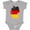 AC-Heather Grey, variant on Inktastic German Map Flag Boys or Girls Baby Bodysuit