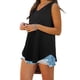 thumbnail image 3 of Guardurnaity Camiseta sin mangas de color sólido con cuello en V para mujer Prendas para la parte del cuerpo negro S Guardurnaity AP001695-01, 3 of 6