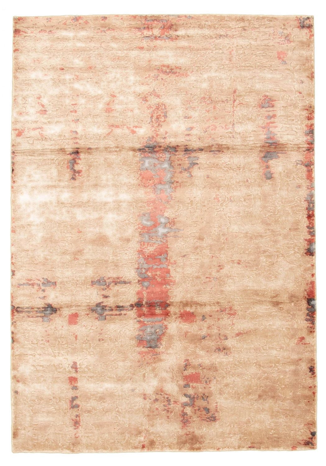 ECARPETGALLERY 5'3" x 7'6" Contemporary Galleria Hand Loomed Area Rug for Living Room, Dining Room and Bedroom in Brown