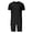 Black Set for Men, variant on Men's Athletic Suit Set High Quality Material For Lasting Wear For Daily Wear And Casual Activities Black L