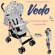 thumbnail image 2 of Carriola Bastón Ultra Ligera iBaby Vedo Estampado Plegado Plano Viajera beige, 2 of 9